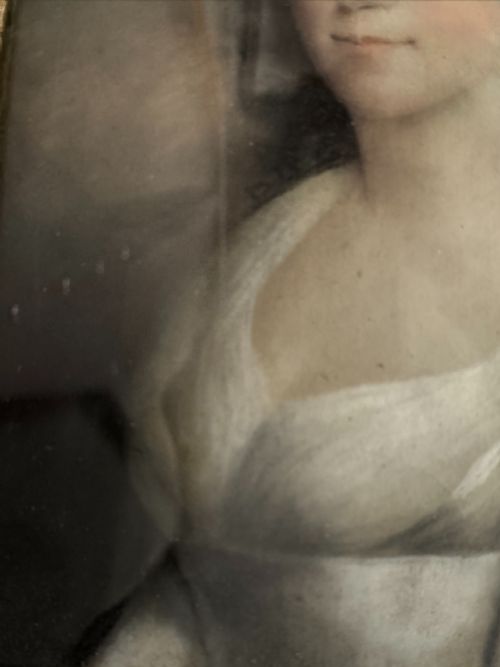 18TH CENTURY PORTRAIT OF A LADY - ADDITIONAL PHOTO 5