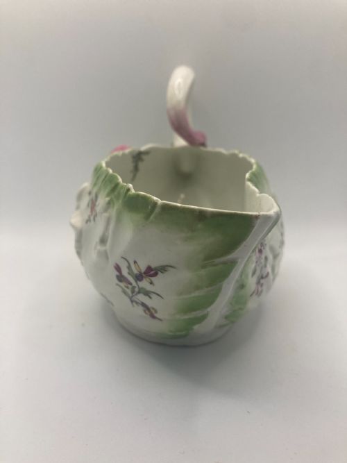 18TH CENTURY CHELSEA DERBY LETTUCE FORM SAUCE BOAT CIRCA 1760 - ADDITIONAL PHOTO 2