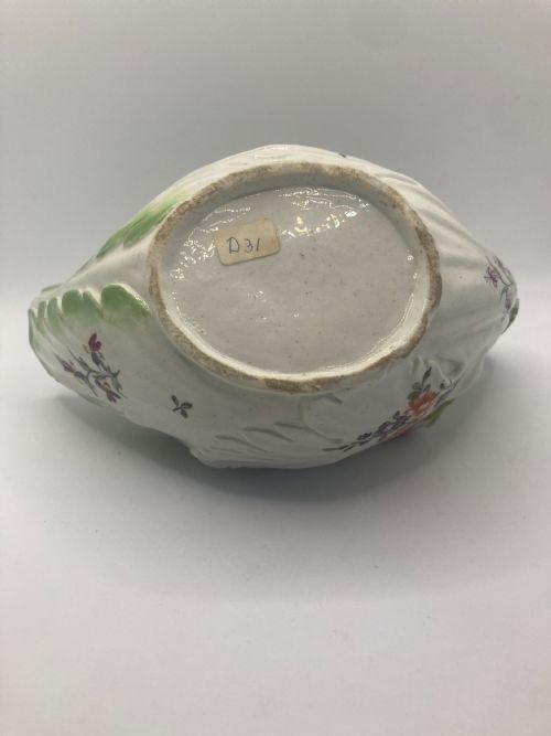 18TH CENTURY CHELSEA DERBY LETTUCE FORM SAUCE BOAT CIRCA 1760 - ADDITIONAL PHOTO 11