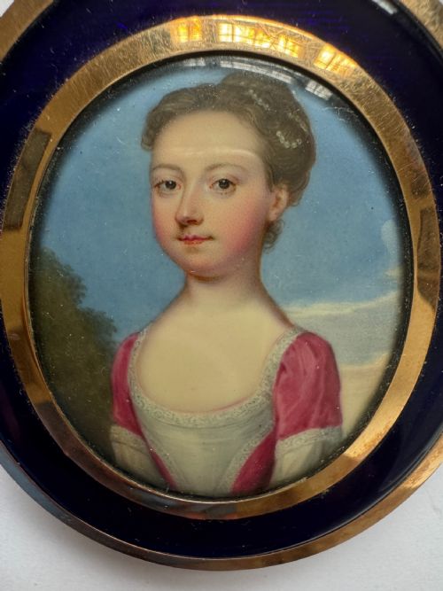 18TH CENTURY PORTRAIT MINIATURE ATTRIBUTED TO CHRISTIAN FRIEDRICH ZINCKE - ADDITIONAL PHOTO 1