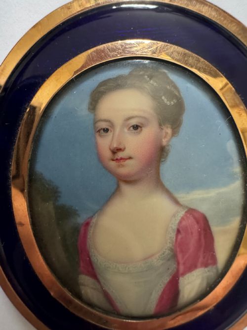 18TH CENTURY PORTRAIT MINIATURE ATTRIBUTED TO CHRISTIAN FRIEDRICH ZINCKE - ADDITIONAL PHOTO 2