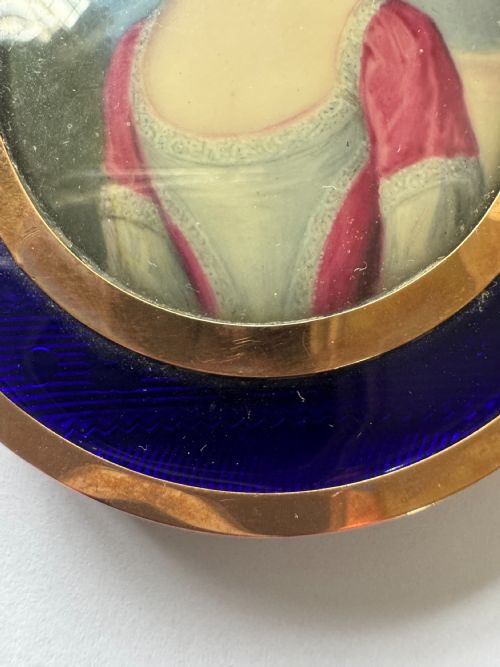 18TH CENTURY PORTRAIT MINIATURE ATTRIBUTED TO CHRISTIAN FRIEDRICH ZINCKE - ADDITIONAL PHOTO 8