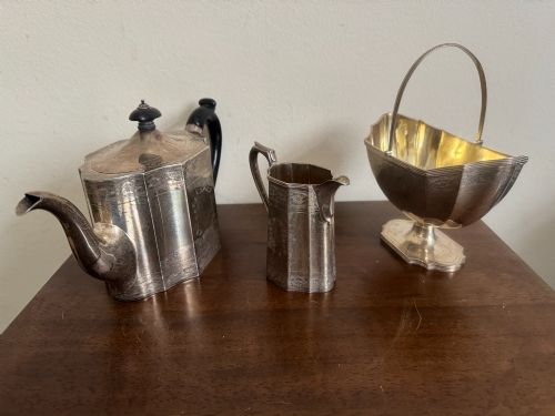 VICTORIAN SCOTTISH STERLING SILVER TEA SET GLASGOW RAIT CIRCA 1879 - ADDITIONAL PHOTO 1