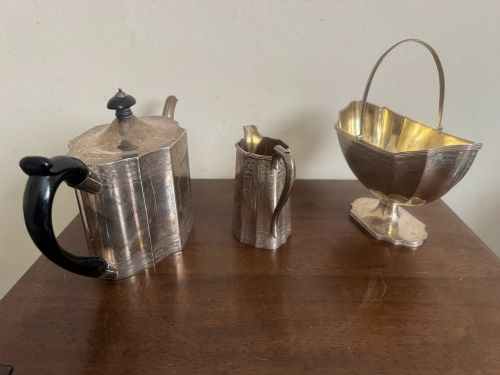 VICTORIAN SCOTTISH STERLING SILVER TEA SET GLASGOW RAIT CIRCA 1879 - ADDITIONAL PHOTO 6