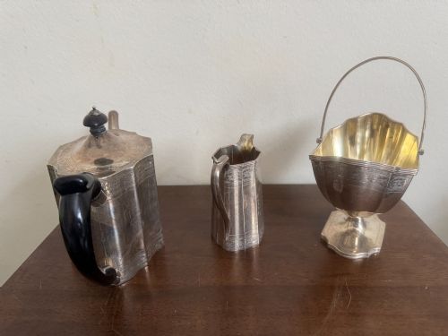 VICTORIAN SCOTTISH STERLING SILVER TEA SET GLASGOW RAIT CIRCA 1879 - ADDITIONAL PHOTO 7