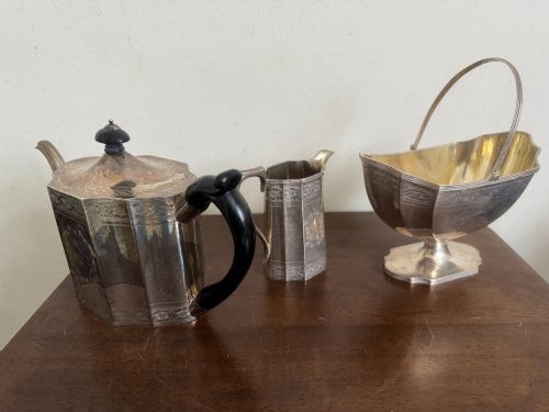 VICTORIAN SCOTTISH STERLING SILVER TEA SET GLASGOW RAIT CIRCA 1879 - ADDITIONAL PHOTO 8