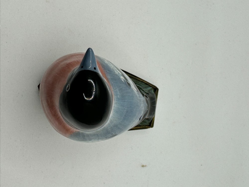 18TH CENTURY SOUTH STAFFORDSHIRE BILSTON ENAMEL BIRD PATCH BOX View XII