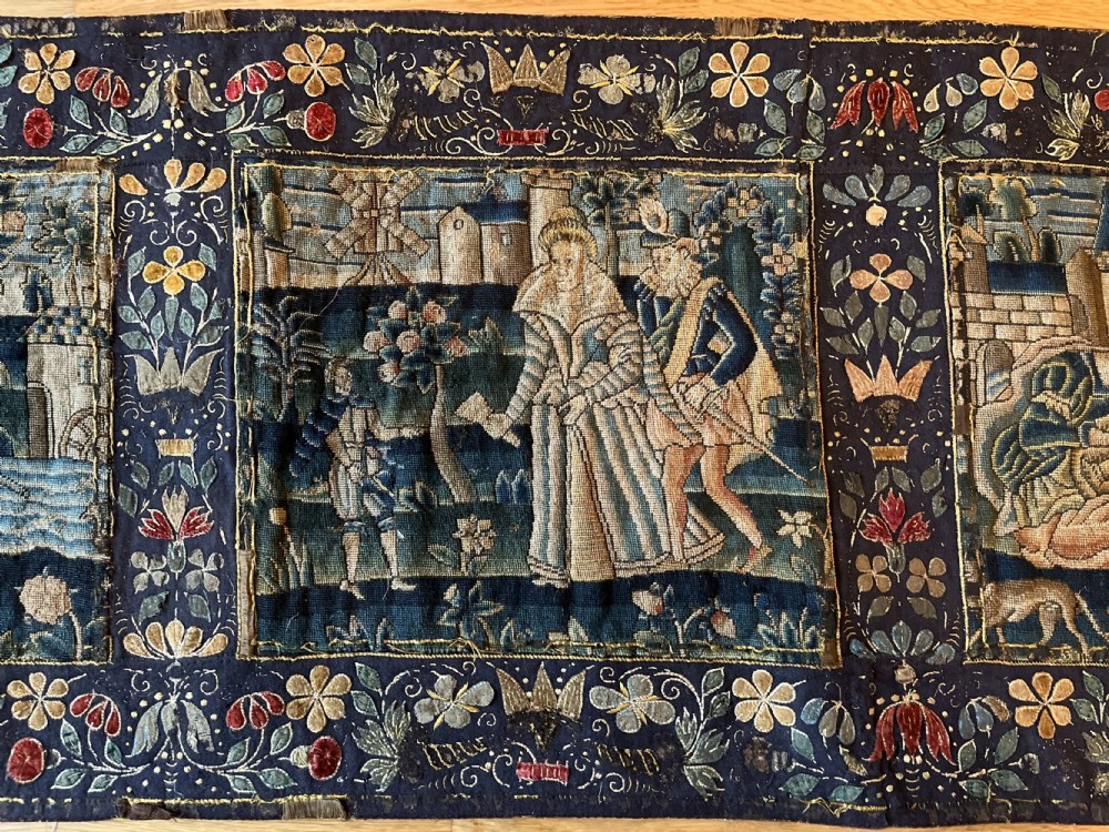 17th Century English Needlework Panel View II