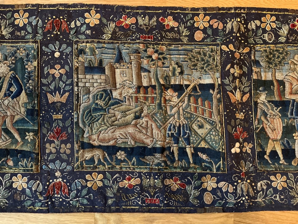 17th Century English Needlework Panel View III