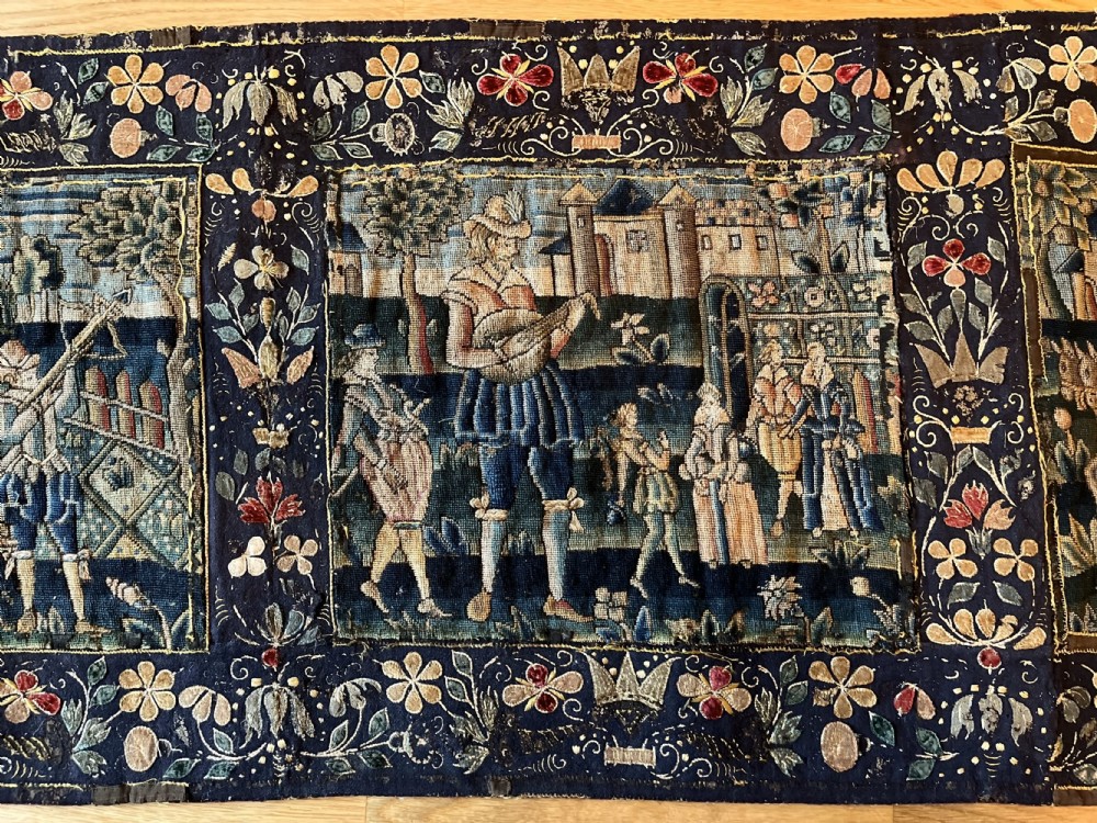 17th Century English Needlework Panel View IV