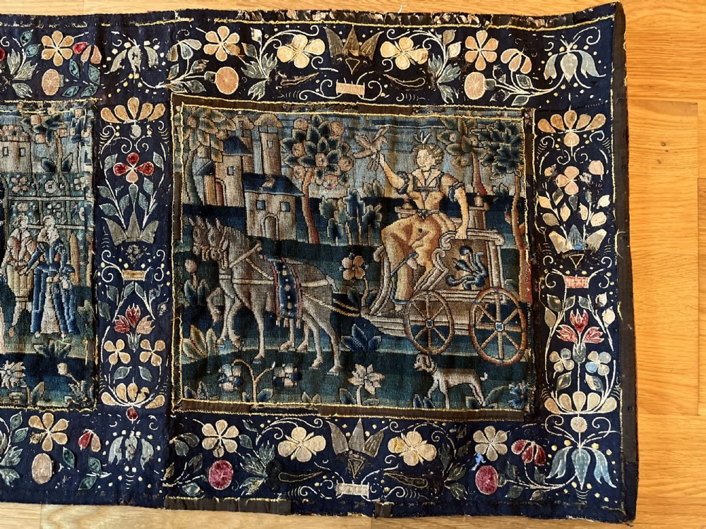 17th Century English Needlework Panel View V