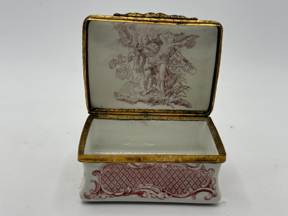 18th Century English Enamel Snuff Box - Greek Mythology Scene View III