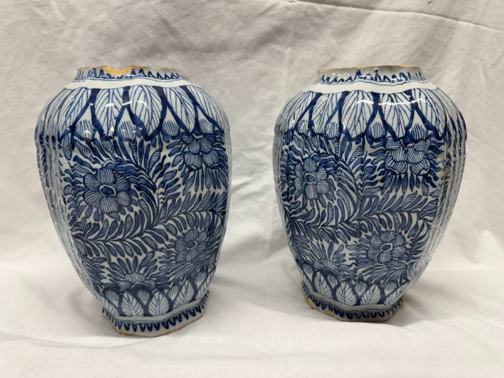 Pair of 18th Century Delft Bulb Jars View VI