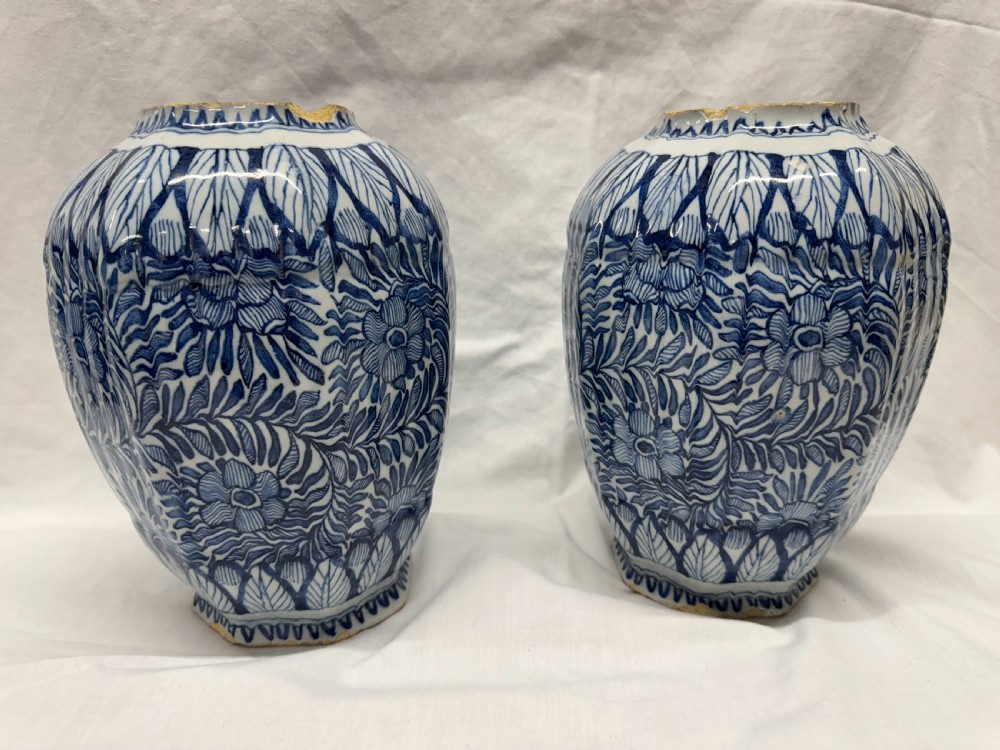 Pair of 18th Century Delft Bulb Jars View VII