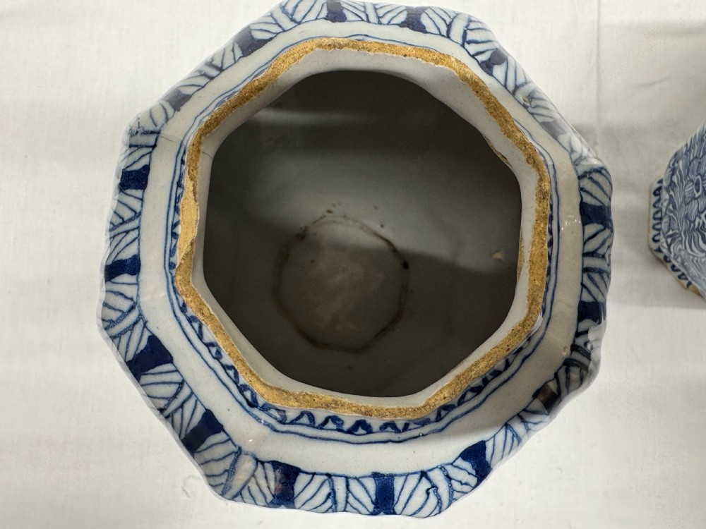 Pair of 18th Century Delft Bulb Jars View XIV