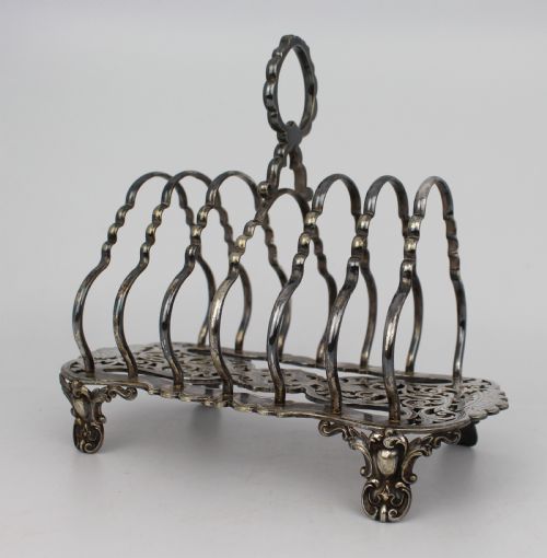 Good Quality Victorian Elkington Toast Rack