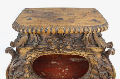 ANTIQUE SOUTHERN EUROPEAN BAROQUE RELIQUARY CABINET - ADDITIONAL PHOTO 1