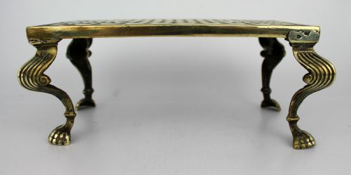 ANTIQUE BRASS TRIVET CIRCA 1900 - ADDITIONAL PHOTO 6