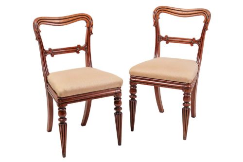 SET OF SIX WILLIAM IV MAHOGANY DINING CHAIRS C1835 - ADDITIONAL PHOTO 1