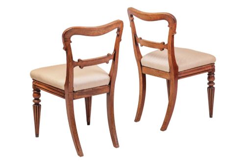 SET OF SIX WILLIAM IV MAHOGANY DINING CHAIRS C1835 - ADDITIONAL PHOTO 2