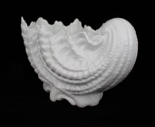 LARGE COALPORT PORCELAIN SHELL FORM SWEET DISH C1890 - ADDITIONAL PHOTO 2