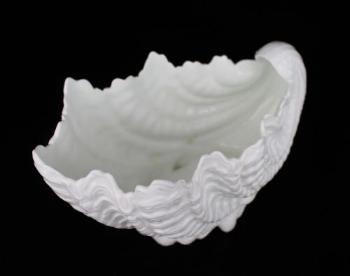 LARGE COALPORT PORCELAIN SHELL FORM SWEET DISH C1890 - ADDITIONAL PHOTO 3