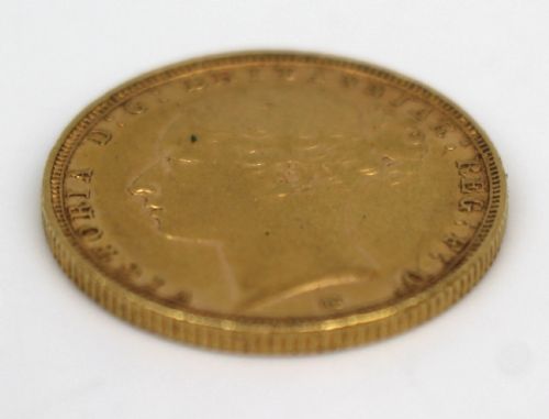 GOLD SOVEREIGN QUEEN VICTORIA 1886 - ADDITIONAL PHOTO 2