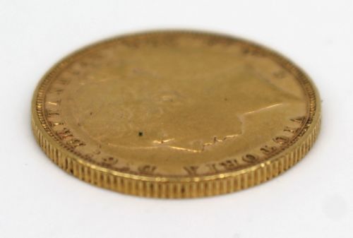 GOLD SOVEREIGN QUEEN VICTORIA 1886 - ADDITIONAL PHOTO 3