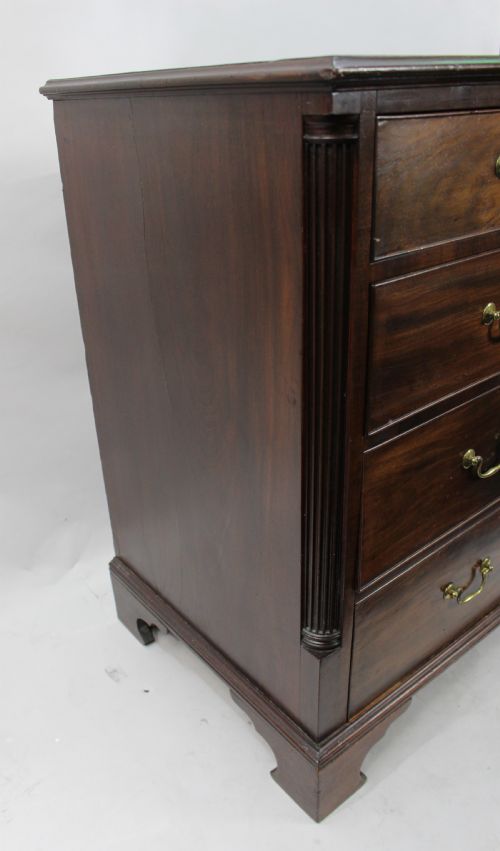 GEORGE III CUBAN MAHOGANY CHEST OF DRAWERS C1780 - ADDITIONAL PHOTO 4