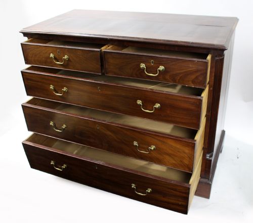 GEORGE III CUBAN MAHOGANY CHEST OF DRAWERS C1780 - ADDITIONAL PHOTO 7