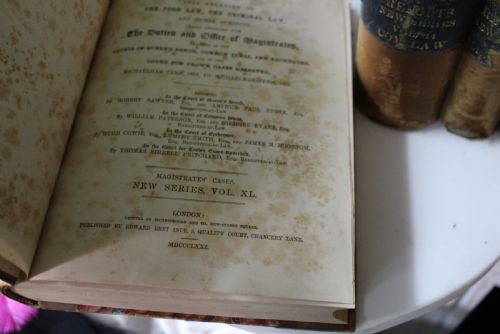 BOOKS ANTIQUE LAW BOOKS LAW JOURNAL REPORTS 18711915 21 VOLUMES - ADDITIONAL PHOTO 5
