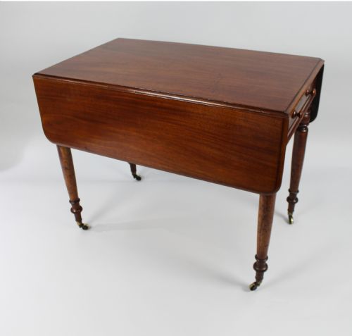 REGENCY MAHOGANY PEMBROKE TABLE C1830 - ADDITIONAL PHOTO 3