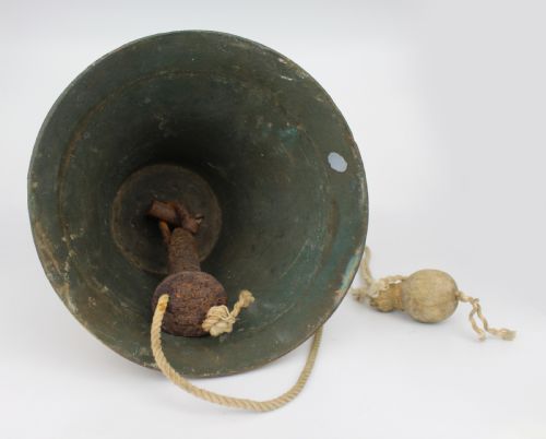 WWIIERA BRITISH ROYAL NAVY BRONZE SHIPS BELL GEORGE VI CIPHER - ADDITIONAL PHOTO 5