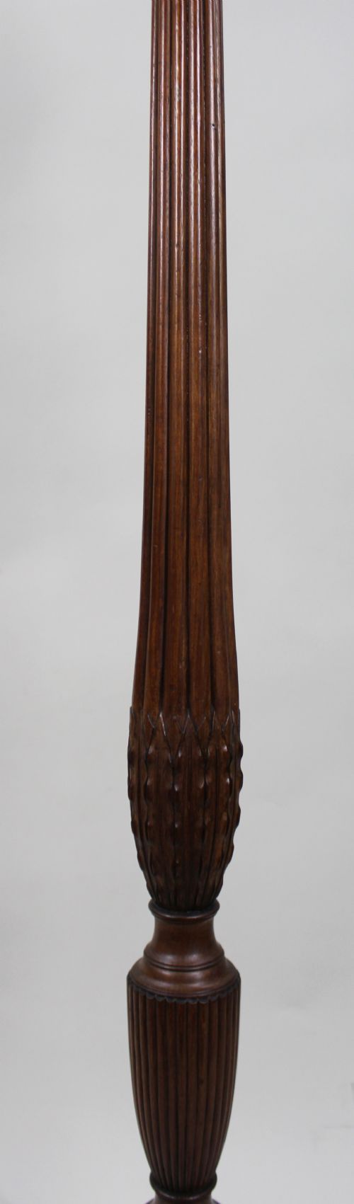 ANTIQUE GEORGIAN REVIVAL MAHOGANY TORCHRE PEDESTAL STAND - ADDITIONAL PHOTO 6