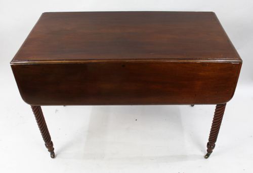 VICTORIAN MAHOGANY PEMBROKE TABLE - ADDITIONAL PHOTO 5