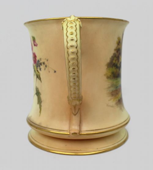 LARGE ROYAL WORCESTER LOVING CUP WORCESTER CATHEDRAL C1902 - ADDITIONAL PHOTO 4