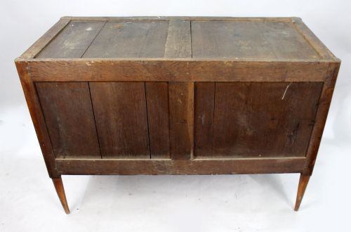 FRENCH LOUIS XVI PARQUETRY COMMODE WITH MARBLE TOP C1780 - ADDITIONAL PHOTO 12