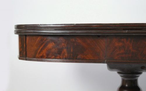 EARLY 19TH CENTURY REGENCY MAHOGANY TEA TABLE - ADDITIONAL PHOTO 6