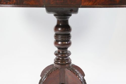 EARLY 19TH CENTURY REGENCY MAHOGANY TEA TABLE - ADDITIONAL PHOTO 8