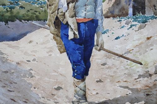 PAIR OF GRAND TOUR ITALIAN WATERCOLOURS BY FILIPPO INDONI 18421908 ROME 1880 - ADDITIONAL PHOTO 9