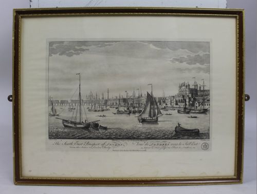 SET OF FOUR HISTORIC LONDON ENGRAVINGS AFTER 18THCENTURY ORIGINALS