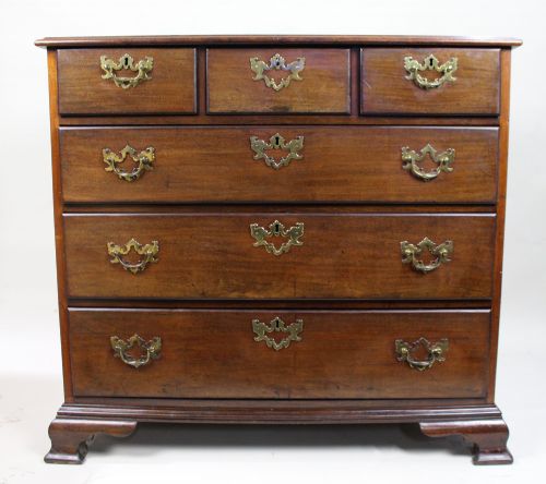 ANTIQUE 18TH C GEORGE III MAHOGANY DUMFRIES HOUSE CHEST OF DRAWERS - ADDITIONAL PHOTO 3