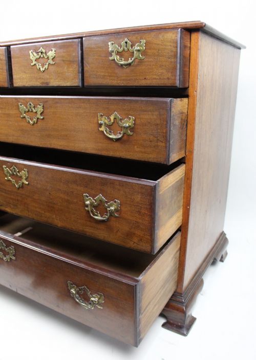 ANTIQUE 18TH C GEORGE III MAHOGANY DUMFRIES HOUSE CHEST OF DRAWERS - ADDITIONAL PHOTO 11