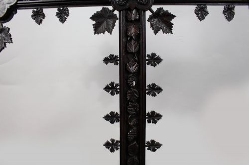 19TH CENTURY CARVED BLACK FOREST CROSS - ADDITIONAL PHOTO 4