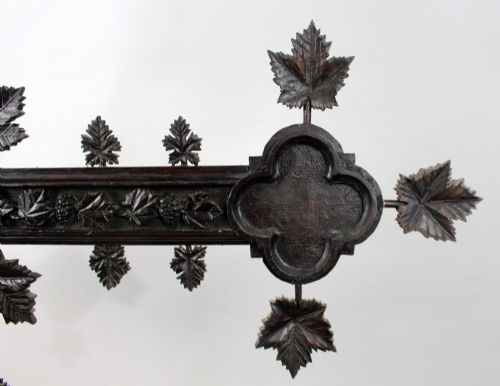 19TH CENTURY CARVED BLACK FOREST CROSS - ADDITIONAL PHOTO 7