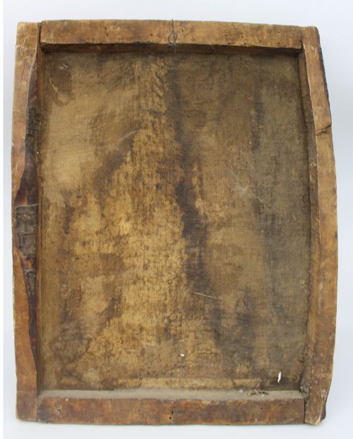 18TH CENTURY ANDEAN COLONIAL OIL PAINTING MADONNA AND CHILD - ADDITIONAL PHOTO 4