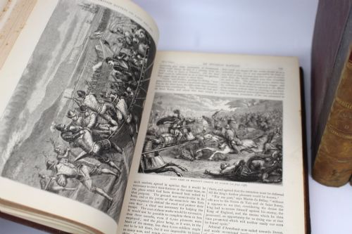 BOOKS THREE VOLUMES BRITISH BATTLES ON LAND AND SEA BY JAMES GRANT C1870S - ADDITIONAL PHOTO 8