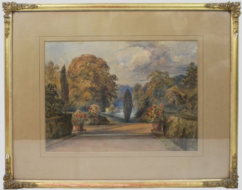 PAIR OF FINE VICTORIAN WATERCOLOURS ENGLISH LANDSCAPE VIEWS - ADDITIONAL PHOTO 1