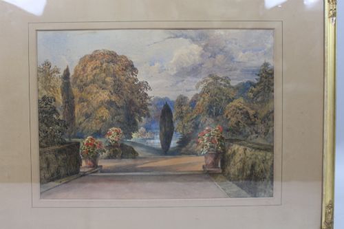 PAIR OF FINE VICTORIAN WATERCOLOURS ENGLISH LANDSCAPE VIEWS - ADDITIONAL PHOTO 2