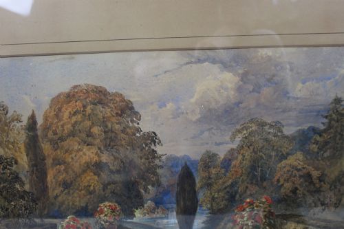 PAIR OF FINE VICTORIAN WATERCOLOURS ENGLISH LANDSCAPE VIEWS - ADDITIONAL PHOTO 3